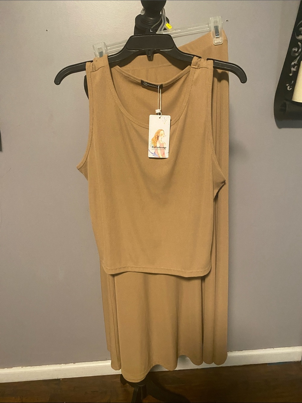 Women’s Maxi Skirt in Camel - Soft Flowing Style - Picture 5 of 5